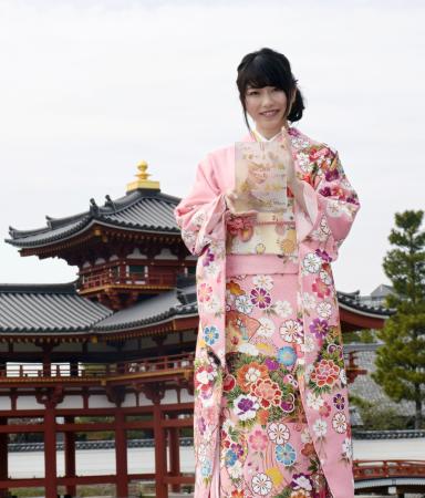 【AKB48】横山由依「この度 『京都やましろ観光大使』に就任しました！」【ゆいはん】　平等院　２０２１　済み　晴れ着　１