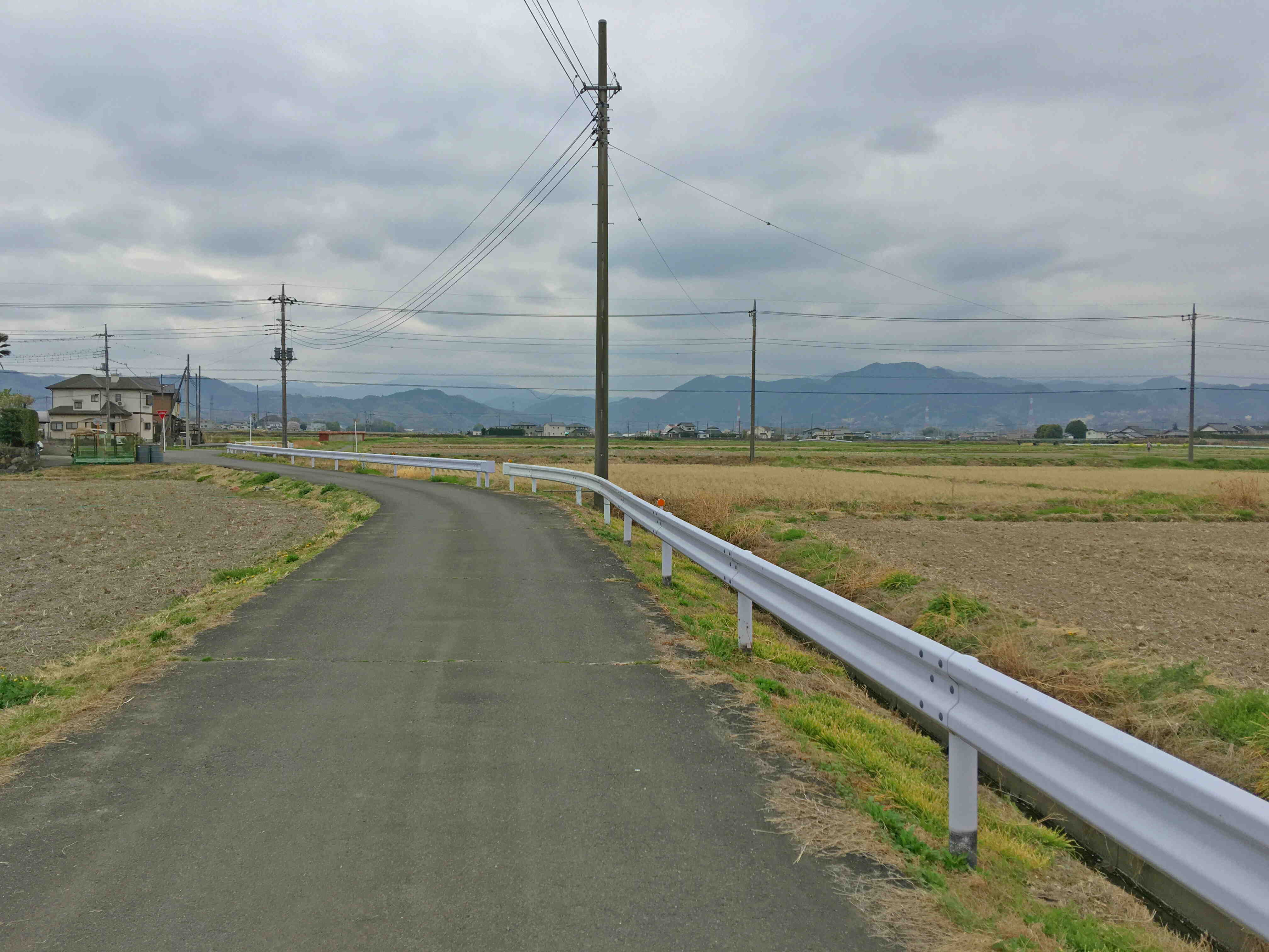 神川町の田園風景です！2021年4月2日