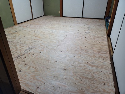 Y邸 flooring (4)