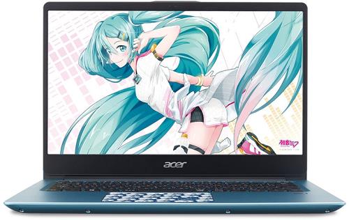 ツクモ 「初音ミク」コラボの14型ノートパソコン Acer Swift 3 SF314
