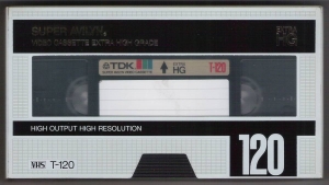 ビデオテープ　TDK