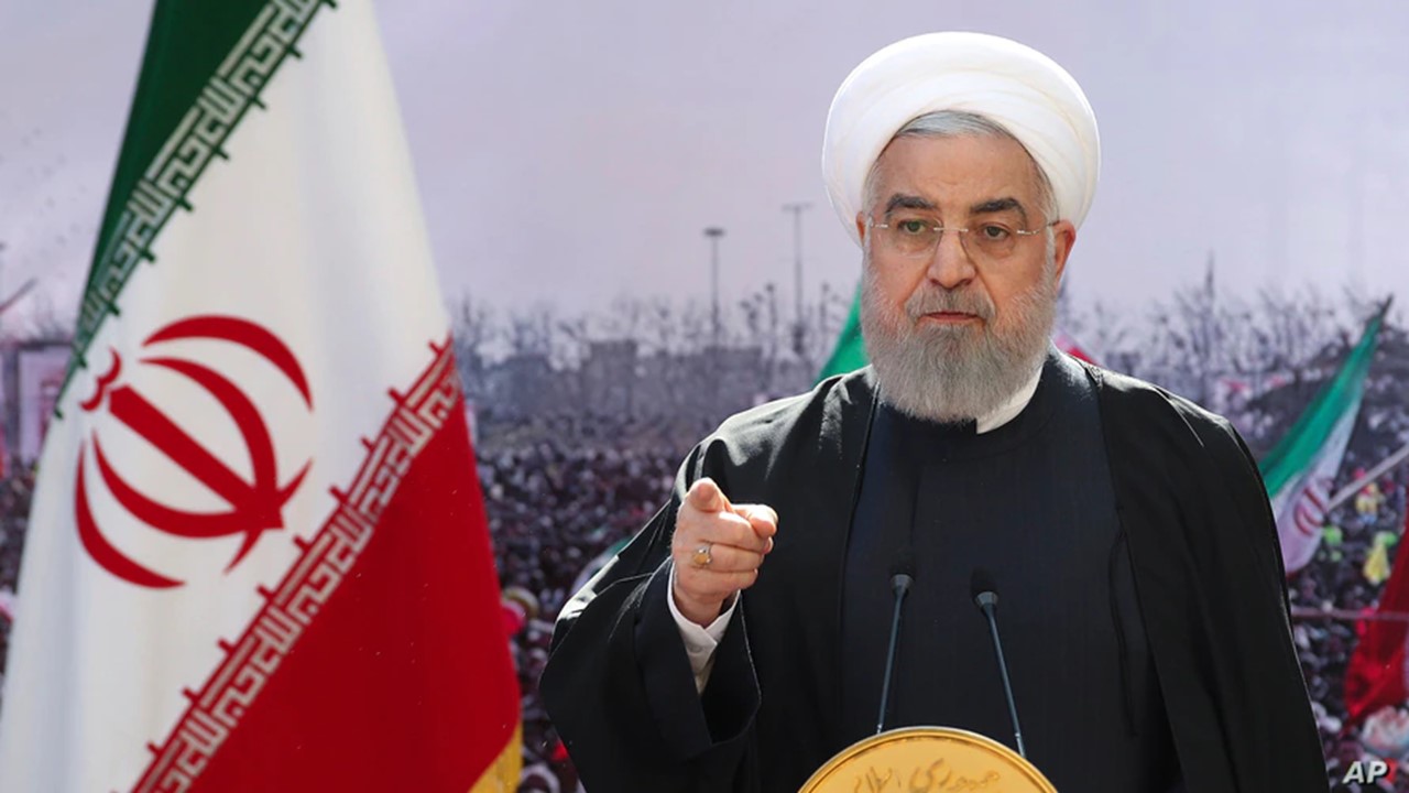 President Hassan Rouhani addresses