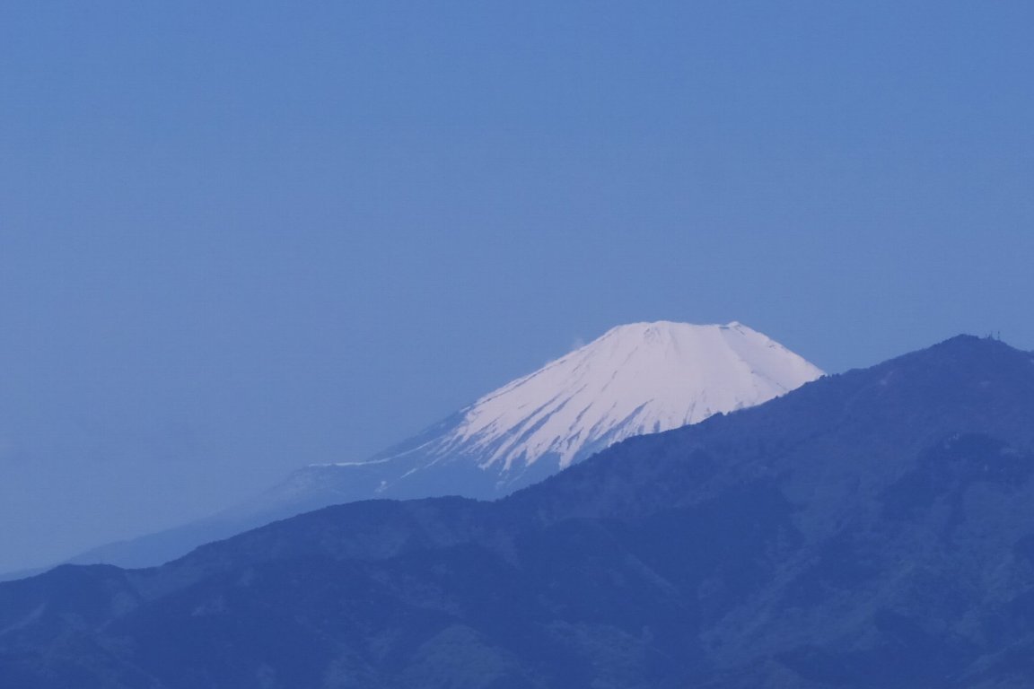 2021.04.26　駅前　富士山