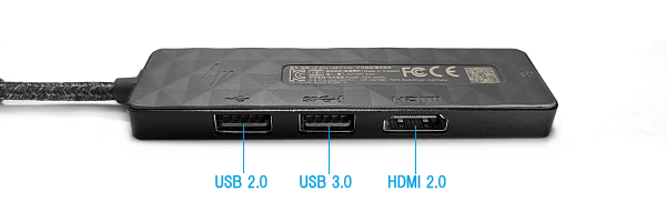 HP USB Type-C スマートハブ_PXL_20211207_042507532_各部名称