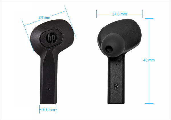 HP ワイヤレス Earbuds G2_イヤホン_サイズ_02w