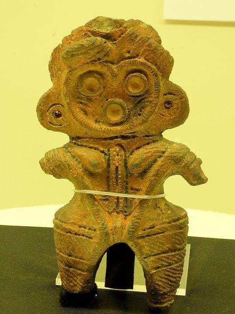 県立博物館特別展に展示されていた土偶