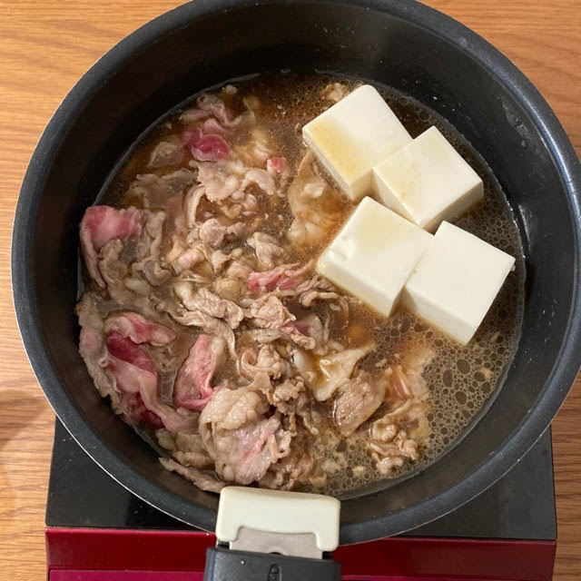 煮るだけ簡単♡肉豆腐①