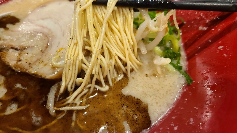 一風堂　赤丸新味　麺スープ