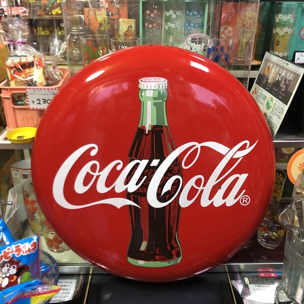 コカコーラの丸看板】 | レトロ雑貨・昭和レトロのスマイル札幌店