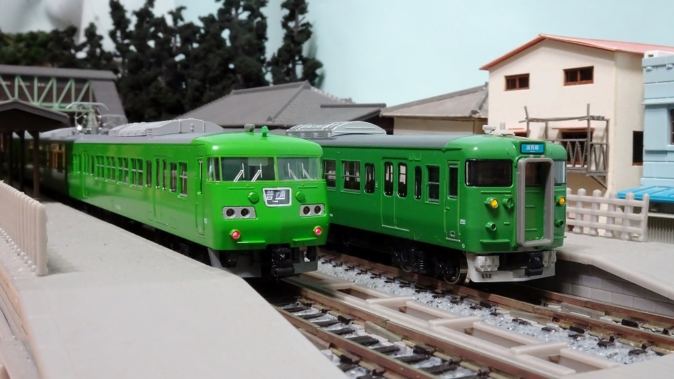 117系京都地域色タイプ 6両セット - ビスタ模型鉄道（エヌゲージ日記）