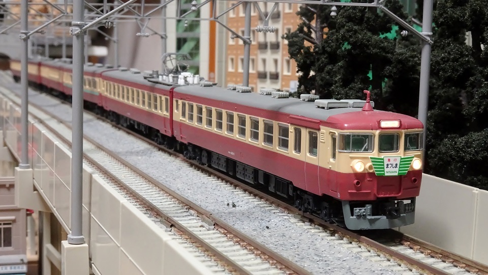 国鉄451系 急行「まつしま」 東北本線を一路 仙台へ - ビスタ模型鉄道