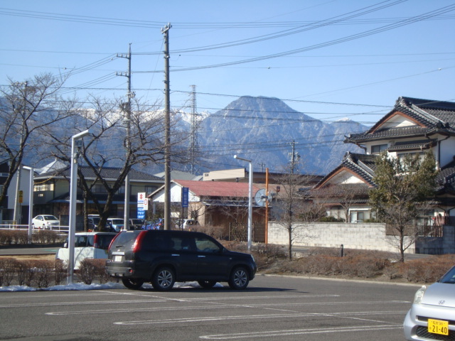 安曇富士(有明山です）